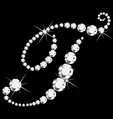 t 斜体字母与钻石图片