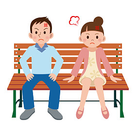 年轻夫妇吵架