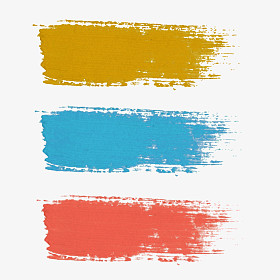 组的彩色的矢量油漆飞溅.图片