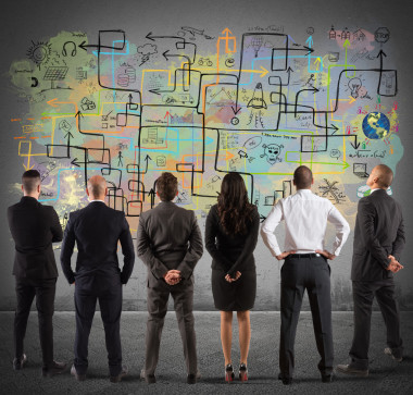 绘制一个新的复杂项目的业务团队