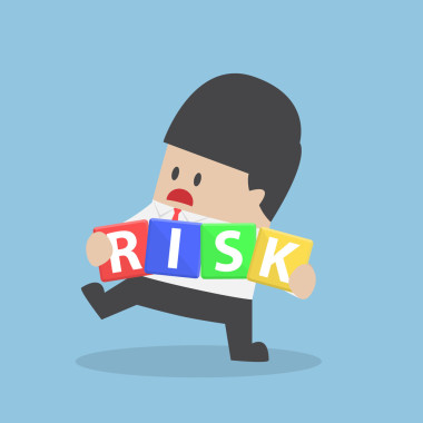 商人試圖管理風(fēng)險(xiǎn)塊