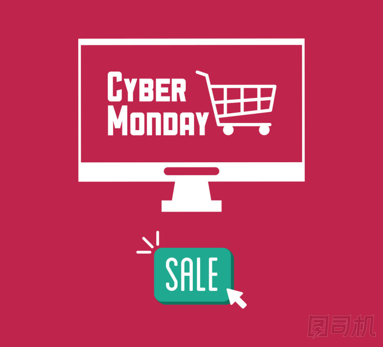 電腦購物車和網(wǎng)絡(luò)星期一設(shè)計照片