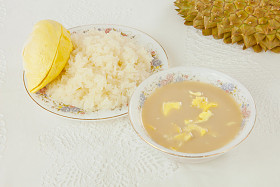 榴莲糯米饭图片
