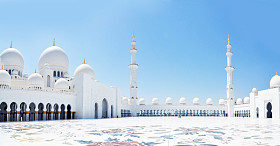 Sheikh Zayed Mosque or the Grand Mosque in ABU Dhabi