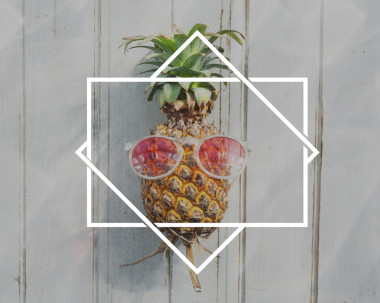 菠蘿和夏季概念