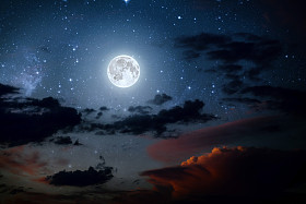 背景的夜空 图片