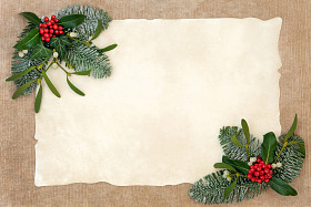 冬季传统边框图片