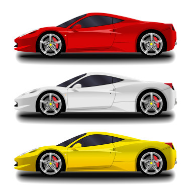 3d 汽車矢量圖片