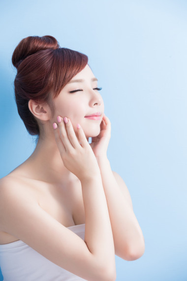 美丽女人对你的微笑