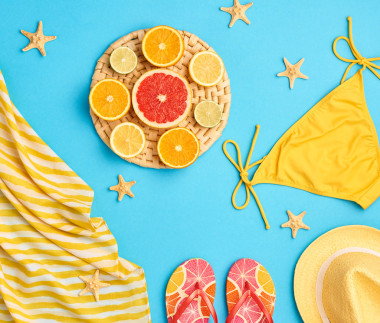 Fashion Design. Tropical Summer Set. Bright Color