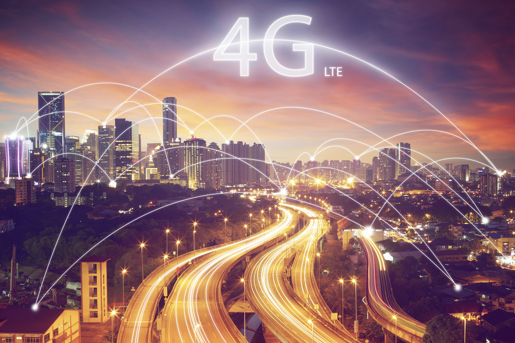 智能城市 4g 技术概念 智能城市 4g 技术概念