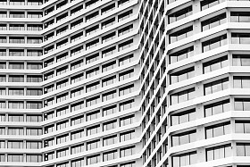 窗口建设纹理背景-黑色和白色加工