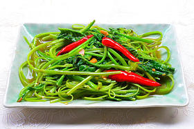 炒空心菜图片