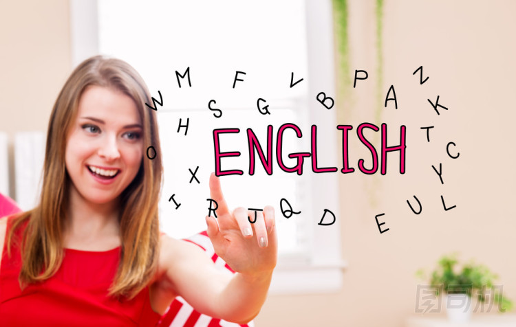 英語概念和女人在一起圖片