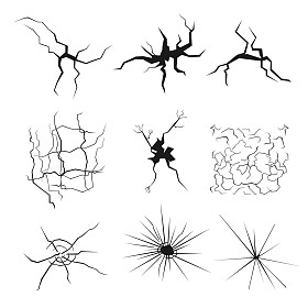 裂缝灾害设计一套图片