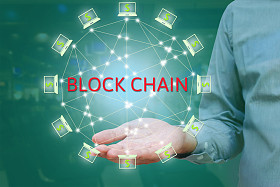 对双曝光概念的 Blockchain 网络。商人