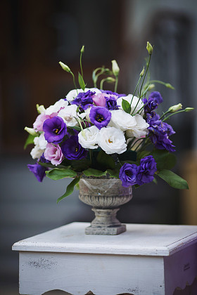 婚礼用鲜花装饰照片