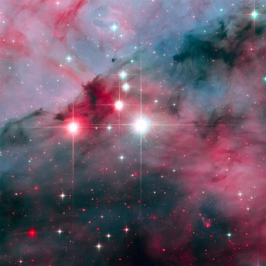 狼星核的恒星形成区域船底座星云