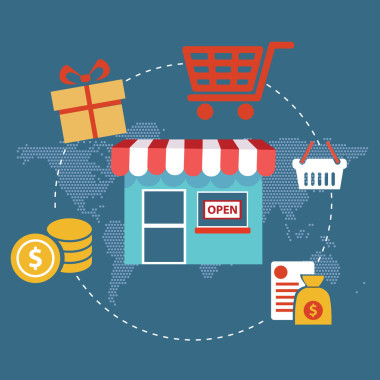 网上购物横幅图片