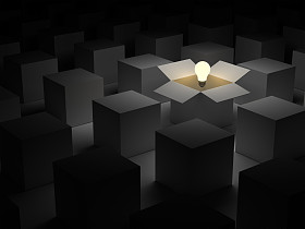 想出框或外框概念思维图片