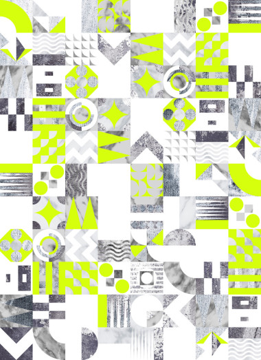 紋理幾何馬賽克無(wú)縫圖案