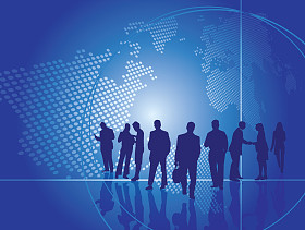 商务演示文稿概念商务背景图片