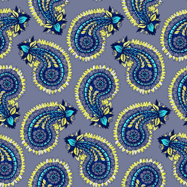 無縫模式與多色印刷圖片