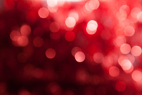 抽象红色圣诞背景散焦图片