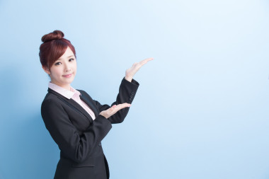 女商人展示的東西