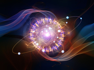 原子组成背景图片