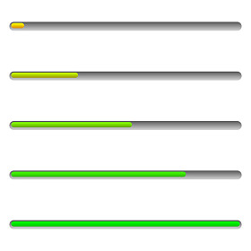 进度栏，一级指标设置照片