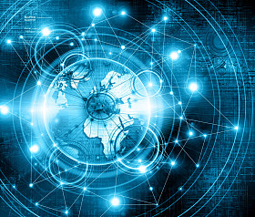 最佳的互联网概念的全球业务。全球范围内,技术背景上的发光线。电子、 Wi-Fi、 光线、 符号互联网、 3d 图