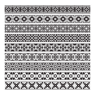 傳統(tǒng)的裝飾邊框設(shè)置。網(wǎng)頁裝飾元素