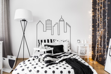 在墻上的簡單圖形