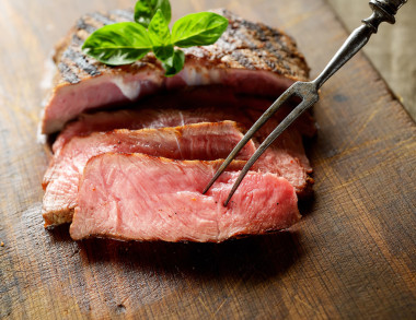 切片后的牛排圖片