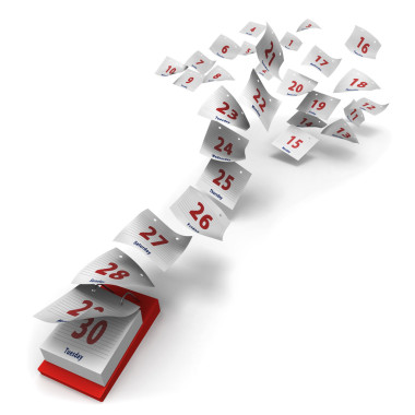 時間的流逝是作為天