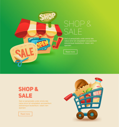 购物和销售。打开存储区