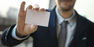 商人与商业名片图片