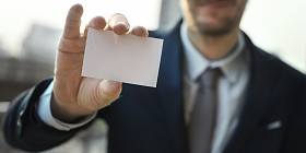 商人与商业名片图片