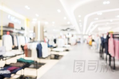 模糊的購物商場室內(nèi)