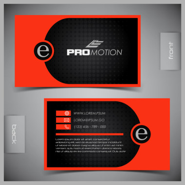 向量组的创意名片图片