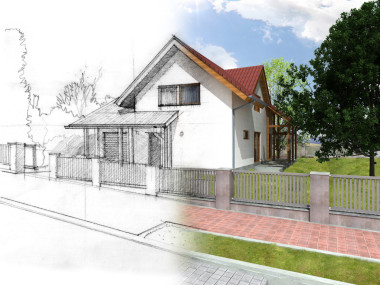 房子剪影和可視化