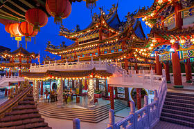 中秋佳节，吉隆坡天后宫图片