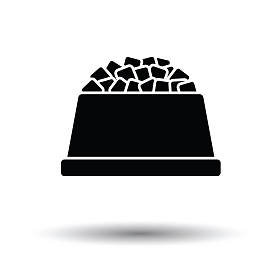 狗的食物碗图标图片