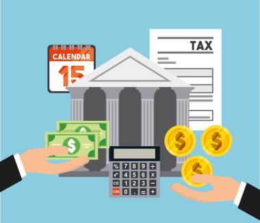 稅收時間平面圖標(biāo)圖片