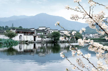 中國安徽宏村古村落
