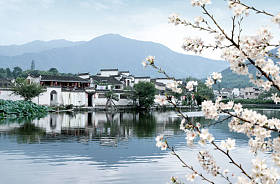 中国安徽宏村古村落
