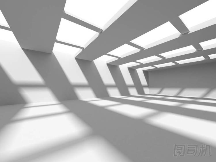 建筑現(xiàn)代空室內(nèi)