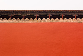 高壁周围故宫，北京，中国图片