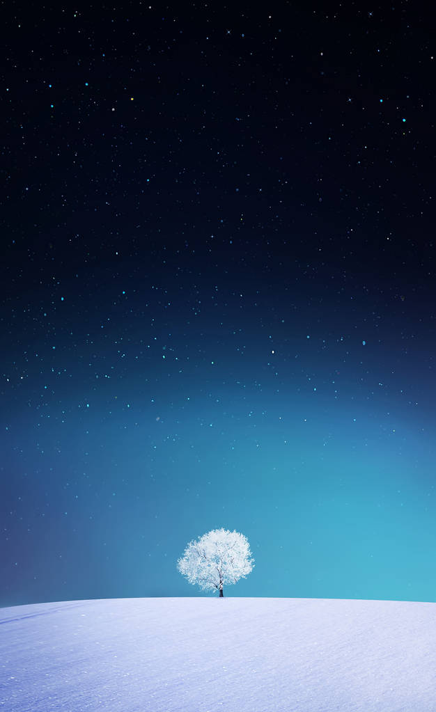 苹果，冬天壁纸图片